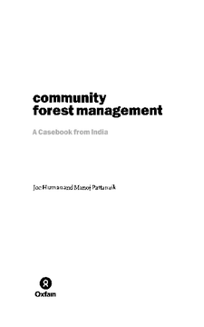Community Forest Management