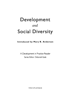 Development and Social Diversity Development and Social Diversity