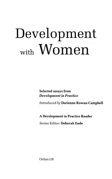 Development with Women