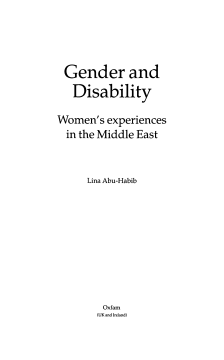 Gender and Disability