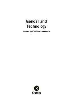 Gender and Technology