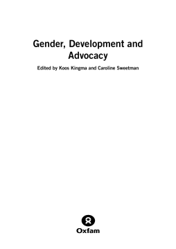 Gender, Development, and Advocacy