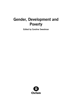Gender, Development and Poverty Gender, Development and Poverty