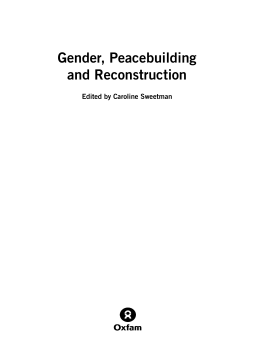 Gender, Peacebuilding, and Reconstruction