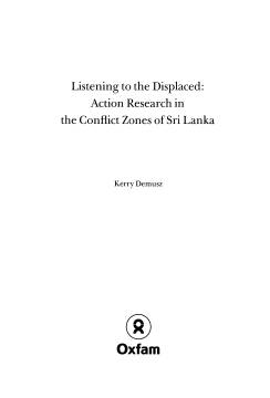 Listening to the Displaced Listening to the Displaced