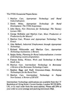 Intermediate Technology in Papua New Guinea Intermediate Technology in Papua New Guinea