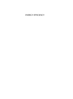 Energy Efficiency for Small and Medium Enterprises Energy Efficiency for Small and Medium Enterprises