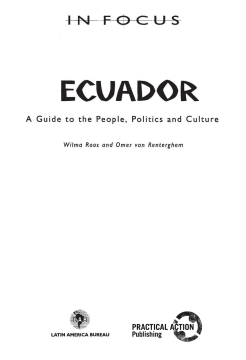Ecuador in Focus Ecuador in Focus