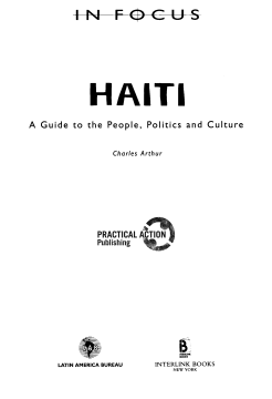 Haiti in Focus Haiti in Focus