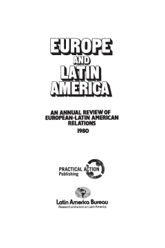 Europe and Latin America 1980 Europe and Latin America 1980