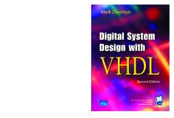 Digital System Design with VHDL Digital System Design with VHDL