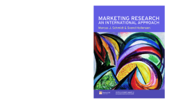 Marketing Research Marketing Research