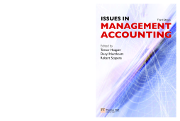 Issues in Management Accounting Issues in Management Accounting