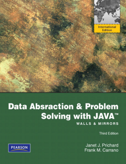 Data Abstraction and Problem Solving with Java: Walls and Mirrors Data Abstraction and Problem Solving with Java: Walls and Mirrors
