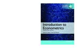 Introduction to Econometrics, Update, Global Edition Introduction to Econometrics, Update, Global Edition