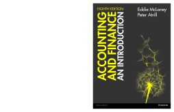 Accounting and Finance: An Introduction 8th edition Accounting and Finance: An Introduction 8th edition