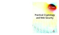 Practical Cryptology and Web Security
