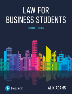 Adams: Law for Business Students p10 Adams: Law for Business Students p10