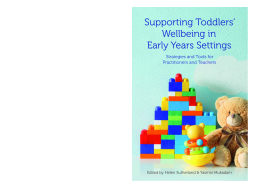 Supporting Toddlers’ Wellbeing in Early Years Settings