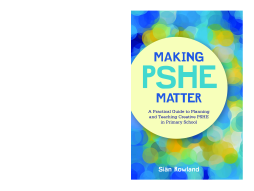 Making PSHE Matter