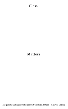 Class Matters Class Matters