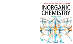 Inorganic Chemistry Inorganic Chemistry