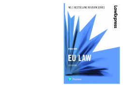 Law Express: EU Law Law Express: EU Law