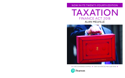 Melville's Taxation: Finance Act 2018 Melville's Taxation: Finance Act 2018