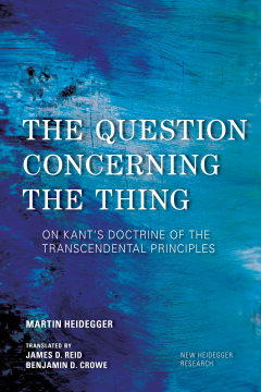 The Question Concerning the Thing The Question Concerning the Thing