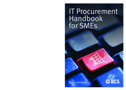 IT Procurement Handbook for SMEs