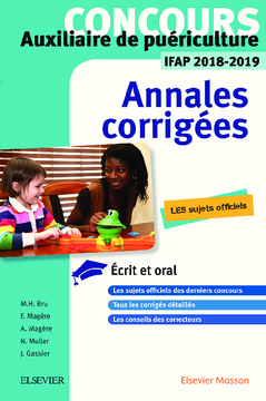 Concours Auxiliaire de puériculture - Annales corrigées - IFAP 2018/2019