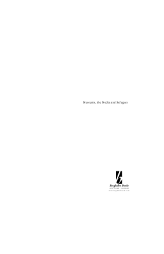 Museums, the Media and Refugees Museums, the Media and Refugees