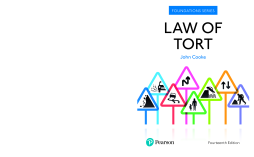 Law of Tort Law of Tort