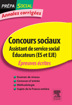 Annales corrigées Concours Assistant de service social Éducateur (ES et EJE)