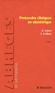 Protocoles cliniques en obstétrique Protocoles cliniques en obstétrique