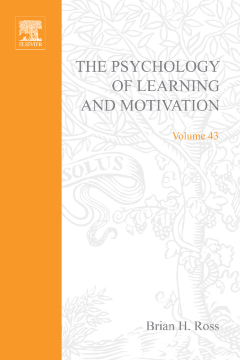 Psychology of Learning and Motivation Psychology of Learning and Motivation