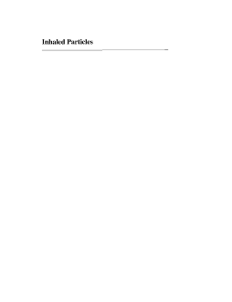Inhaled Particles Inhaled Particles