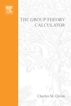 Computational Quantum Chemistry II - The Group Theory Calculator Computational Quantum Chemistry II - The Group Theory Calculator
