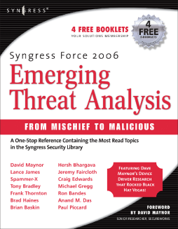 Syngress Force Emerging Threat Analysis Syngress Force Emerging Threat Analysis