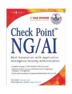 Check Point Next Generation with Application Intelligence Security Administration