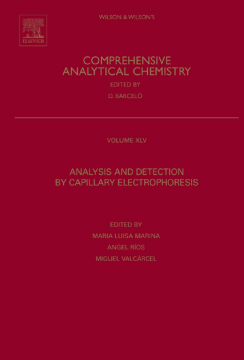 Analysis and Detection by Capillary Electrophoresis Analysis and Detection by Capillary Electrophoresis