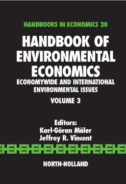 Handbook of Environmental Economics Handbook of Environmental Economics