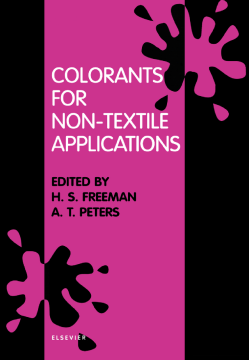 Colorants for Non-Textile Applications Colorants for Non-Textile Applications