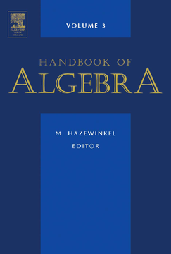 Handbook of Algebra