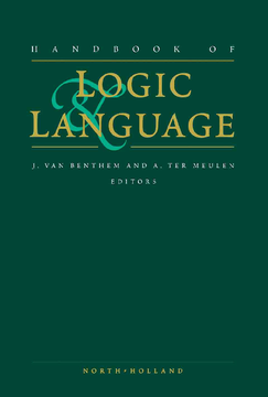 Handbook of Logic and Language Handbook of Logic and Language