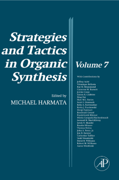 Strategies and Tactics in Organic Synthesis Strategies and Tactics in Organic Synthesis