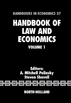 Handbook of Law and Economics Handbook of Law and Economics