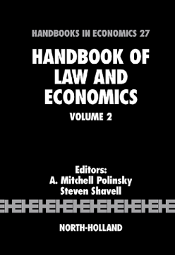 Handbook of Law and Economics Handbook of Law and Economics