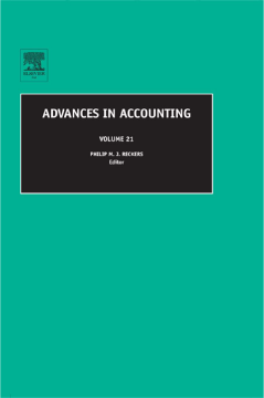 Advances in Accounting Advances in Accounting