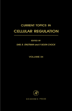 Current Topics in Cellular Regulation Current Topics in Cellular Regulation